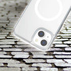 TUFF8 - Étui robuste Mag pour iPhone 16e/15 - Transparent-Protection de l'écran et de l'appareil photo : conçu avec un rebord surélevé pour l'objectif et le cadre de l'écran afin de protéger votre appareil photo, votre flash et votre écran contre les rayures lorsqu'il est placé face vers le bas