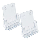 Azar - Porte-brochures vertical/horizontal de bureau/comptoir - 8,5 po x 11 po - Transparent - Paquet de 2-Vendu en multiples de 2