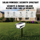 Bell+Howell - Projecteur solaire étanche d'extérieur Bionic Spotlight Pro avec caméra leurre-Étanche et résistant aux intempéries - conçu pour pluie, neige, chaleur et gel pour un éclairage extérieur fiable toute l’année