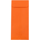 JAM Paper Enveloppes à ouv. au sommet papier recyclé couleur vive, ferm. gommée, 4 1/8 x 9 1/2 po, orange, paq./100-Orange