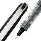 uni-ball - Stylos à bille roulante Vision Needle – 0,5 mm – noir – paquet de 12-Pointe fine de 0,5 mm