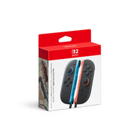 Nintendo - Switch 2 Manette Joy-Con 2 (G)/(D) – Bleu clair / Rouge clair-Les manettes Joy-Con  2 offrent des commandes par mouvement faciles à utiliser et un retour haptique HD