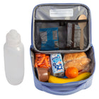Renwick Essentials Ensemble Lunch et Bouteille – Bleu-9,5" L x 8" H x 3,5" l