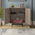 Hudson&Canal - Meuble d'appoint Whitman de 71 cm de largeur par - Chêne gris vieilli-Dimensions du produit : 14" L x 28" l x 32" H