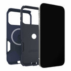 OtterBox - Étui Commuter MagSafe avec Contrôle de la Caméra pour iPhone 17 Pro Max - Bleu Riverside-DROP+ | 3 fois plus de chutes que la norme militaire (MIL-STD-810G 516.6)