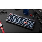 Keychron - V5 Max RGB Wireless Mechanical Keyboard - Banana Switch - 96% Layout with Knob - Carbon Black-Performance puissante : Une puissante architecture ARM MCU équipée de 256K Flash offrira plus de flexibilité aux développeurs. Le taux d'interrogation est de 1000 Hz dès la sortie de la boîte, ce qui rend la latence à peine perceptible même dans les jeux compétitifs.