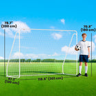 Soozier – But de soccer pour l’arrière‑cour-Maille PE résistante 
