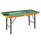 Soozier - Table de billard mini portable 55 po-La table portable apporte un plaisir condensé partout où il y a une table ou une surface plane 