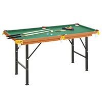 Soozier - Table de billard mini portable 55 po-La table portable apporte un plaisir condensé partout où il y a une table ou une surface plane 