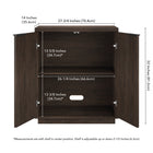 Hudson&Canal - Meuble d'appoint Mansfield 28 po de largeur - Brun aulne-8