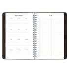 Blueline - Agenda Scolaire Hebdomadaire/Mensuel 13 Mois  De Juillet À Juillet - 8 po H x 5 po l - Noir - Anglais-Dates juliennes