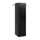 Prepac - Armoire de rangement étroite HangUps de 18 po - noir-Dimensions assemblé 18 po L x 72 po H x 20 po P 12,7 pieds cubes