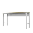 Manhattan Comfort - Table de garage moderne Fortress 72,4" - Blanc-20,5 po L x 72,4 po l x 37,6 po H