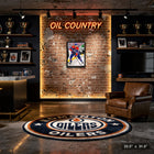 Connor McDavid 20x29 Oilers Action-V - Toile encadree - 22" x 31"-Dimensions finales: 22.5x31.5