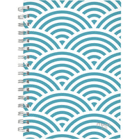 Mead - Agenda hebdomadaire/mensuel arche sarcelle 2025 - 8-1/2 po H x 5 1/2 po l - Sarcelle - Bilingue-15 mois complets de planification hebdomadaire mensuelle + 3 feuilles étalées