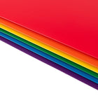 JAM Paper - Chemises plastiques Legal à 2 pochettes - résistantes - couleurs primaires assorties - Paquet de 6-Nos dossiers POP à deux poches de haute qualité sont durables, fabriqués en plastique lisse et robuste et disposent d'une fente pour carte de visite sur le côté droit.