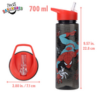 Danawares - Bouteille Marvel Spider-Man pour jeunes adultes – 700 ml – Lot de 2-Sa capacité de 700ML est idéale pour rester hydraté tout au long de la journée