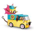 LEGO - Friends La camionnette d’accessoires pour animaux-2 personnages LEGO Friends, Aliya et Nova, ainsi qu’un chaton, un chien et une grenouille