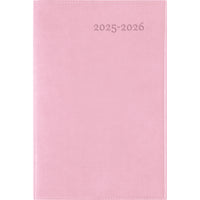 Socadis - W. Maxwell Agenda 2025-2026 Gama - 5.25 po x 9.5 po - Rose - Bilingue-Août 2025 à juillet 2026