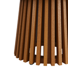 Modway - Lane Rond de 42 pouces Terrasse extérieure Bois de teck Table à manger - Naturel-7