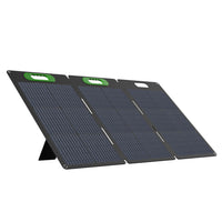 Yoshino - Panneau solaire portable monocristallin pliable 100W SP100-LÉGERS ET PORTABLES - Nos panneaux solaires sont pliables et faciles à transporter avec une poignée intégrée, permettant une portabilité simple, que vous souhaitiez les utiliser à la maison ou lors d'une aventure hors réseau. Ces panneaux pèsent 10,2 livres et mesurent 25" x 48" x 0,2", dépliés.