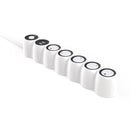 360 ​​Electrical - Multiprise rotative à 5 prises PowerCurve 2.4 de avec ports USB et un cordon de 4 pieds - Blanc-5 prises électriques rotatives pour s'adapter aux grosses prises