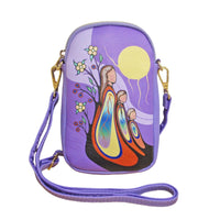 Oscardo - Gifts from Creator par Emily Kewageshig Sac pour téléphone-Designs authentiques d’art autochtone - Met en valeur des créations artistiques autochtones réalisées par des artistes des Premières Nations, Inuits et Métis de partout au Canada, célébrant la culture, la créativité et la narration