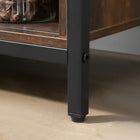 HOMCOM - Buffet industriel 39,25 po L - brun rustique-Le design anti-basculement aide à prévenir tout renversement 