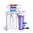 iSpring - Système d'osmose inverse sous évier iSpring RCC7AK certifié NSF, 75 GPD, 6 étapes, avec robinet argenté-Certification NSF/ANSI 58 garantissant une élimination efficace des contaminants