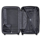 Roots - Valise Banff de taille moyenne - 24 po - Bleu-Conception à double compartiment avec doublure en filet et poche intérieure