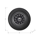 Monarch Specialties - Horloge - 20 po Rond - Gris Charbon - Transitionnel-Cette horloge analogique décorative garantit une mesure précise de l'heure grâce à un mouvement à quartz fiable, à des repères numériques faciles à lire et à un mécanisme sans tic-tac pour un environnement silencieux
