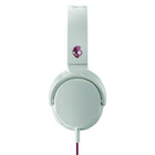 Skullcandy – Casque d'écoute supra-auriculaire Riff filaire avec microphone - blanc-Câble filaire, micro1
