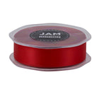JAM Paper - Ruban de satin double face - 7/8" l x 25 m - Rouge-Notre ruban décoratif est fabriqué à partir de satin double face de la plus haute qualité, avec une finition lisse !