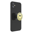 PopSockets - PopGrip - Sourire tie-dye-Fonctionne comme un support pratique pour regarder des vidéos à la volée