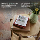 Kobo - Liseuse Libra Color - Blanc-Dimensions : 6,33 po L x 5,69 po L x 0,3 po H