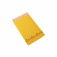 Crownhill Packaging − Enveloppes d’expédition à fermeture autoadhésive avec doublure à bulles d’air − taille 00 − doré − 5 po l x 10 po L − paquet de 25-Taille 00