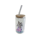 Wamaco - Coffret Collection Pineapple Mindful - Journal à couverture rigide gris, verre Be Happy avec couvercle et paille, stylo-5