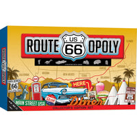 Masterpieces Puzzle Company - Route 66 Opoly jeu de plateau-AGE: 8+