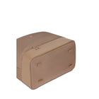 SwissGear - Sac de voyage - 15 x 19 po - Brun-Compartiment inférieur rembourré en cuir végétalien grainé pour chaussures, articles de toilette ou autres objets
