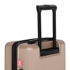Air Canada - Bagage de cabine rigide Laurentian de 20 po - roulettes pivotantes à 360 degrés - champagne-Les tirettes de fermeture à glissière emboîtables, les pieds latéraux protecteurs et les poignées de prise sur le dessus et le côté facilitent l'utilisation en voyage