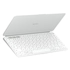 Logitech - Keys-To-Go 2, clavier Bluetooth portable pour tablette avec coque intégrée - Blanc-Clavier ultra-portable Le design ultra-fin et léger de ce clavier Bluetooth portable le rend facile à transporter. C’est le compagnon idéal pour votre tablette ou tout autre dispositif mobile.