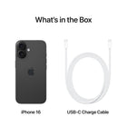 Apple - iPhone 16 6,1" - 256 Go - Noir - Bell et Virgin Plus-Connectivité Satellite: Quand aucun réseau cellulaire ou Wi-Fi n'est à sa portée, iPhone peut se connecter à un satellite pour vous permettre d'envoyer et de recevoir des textos et des Tapback. En cas d'accident de voiture grave, il peut contacter les secours si vous n'êtes pas en mesure de le faire