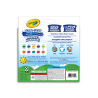 CrayolaMD – Marqueurs à trait large lavables Ultra-Clean, couleurs vives, pqt/10-Marqueurs qui offrent une superbe application et couleur