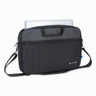 Nextech - Porte Documents pour ordinateur portable de 17,3 po - noir-Bandoulière détachable et ajustable avec coussin confortable