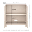 Hudson&Canal - Meuble d'appoint Holbrook 28 po de largeur - Blanc aulne-8