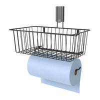 Gator Magnetics - Panier utilitaire magnétique de 15 po avec porte-serviettes - Capacité de 35 lb - Noir-Robuste : supporte une charge allant jusqu'à 35 lb sur des surfaces en acier minces.