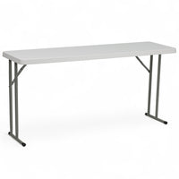 Flash Furniture – Table de formation pliante de 60 po, granite blanc (RB1860)-Table commerciale prête à l'emploi