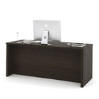 Bestar - Trousse de bureau de direction Embassy, 71 po, chocolat foncé (60890-79)-Offrant des postes de travail petits ou grands, cette collection est idéale pour chaque type d’espace de travail, y compris le bureau à domicile.