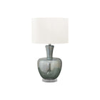 Monarch Specialties - Luminaire - 26 po H Lampe De Table - Verre Argent - Abat-Jour Ivoire / Crème - Contemporain - Moderne-Cette lampe de table contemporaine de 26 pouces de haut, dotée d'un élégant corps en verre vert de mer sur une base en acrylique transparent et d'un élégant abat-jour en tissu ivoire, est parfaite pour ajouter une touche de sophistication à n'importe quelle pièce