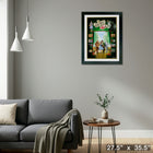 Wizard of Oz collage - Impression encadree - 27" x 35"-Prêt à accrocher - livré entièrement assemblé